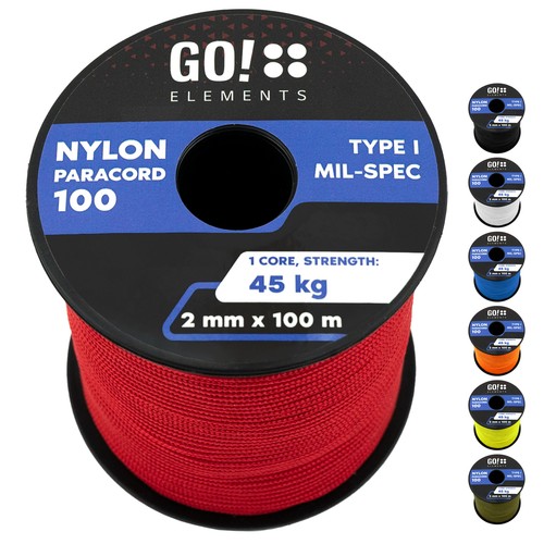 Corda paracord 2mm tipo 100 - corda,