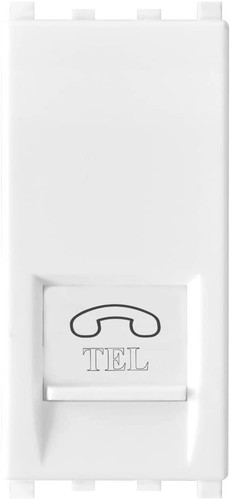 Presa telefono bianco - presa,