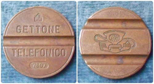 Gettone telefonico - gettone,