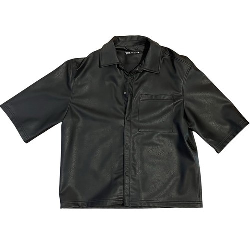 Zara camicia uomo similpelle - zara,