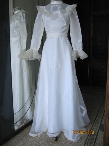 Abito sposa bianco vintage - abito,
