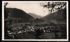 Vipiteno, panorama dalla mostra degli uccellini, cartolina 
