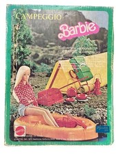 BARBIE HIGH SIERRA ADVENTURE CAMPEGGIO SET 1974 MATTEL RARE MADE IN ITALY