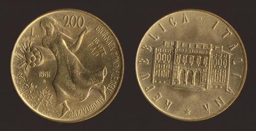 200 lire 1981 giornata - lire,