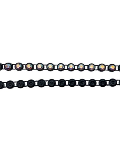 Passamaneria gioiello nero - passamaneria, con