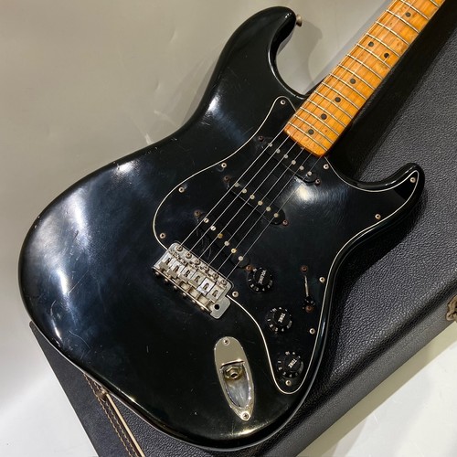 Fender stratocaster black 1978 - stratocaster,