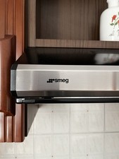 SMEG KSEC61XE CAPPA ASPIRANTE  INTEGRATA 60 cm FRONTALINO ACCIAIO INOX 