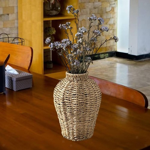 Vaso intrecciato per fiori