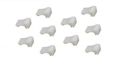 10 GRAFFETTE MOLLETTE FISSAGGIO PRESA ARIA SOTTOPARABREZZA COFANO PER FIAT PANDA