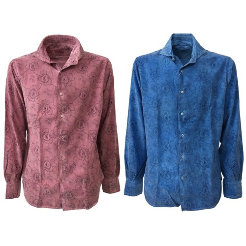 Camicia uomo velluto