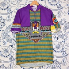 REUSCH GERMANY ACTIVEWEAR VINTAGE CYCLES SHIRT MAGLIA CICLISTA MOVE POINT TG M 