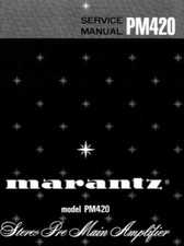 MARANTZ PM420, PM450 Schematic