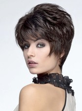 Parrucca in fibra sintetica rifinita a mano - "SHE Hair, Modello HAWAI"