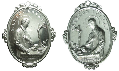 Medaglia placchetta votiva - votiva, san