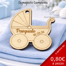 Tag Segnaposto Legno