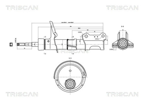 Ammortizzatore triscan 8705 - triscan,