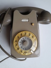 TELEFONO DA PARETE VINTAGE A DISCO SIP ANNI 80,90