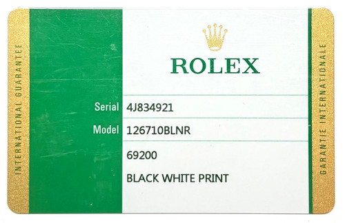 Rolex 126710blnr batman - 126710blnr,