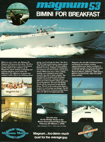 1978 magnum marine yacht - 1978, 53