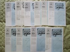 OPUSCOLO CAMION MERCEDES-BENZ – Schede motori varie – anni ‘70