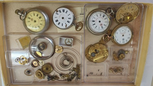 Lotto ricambi orologi antichi