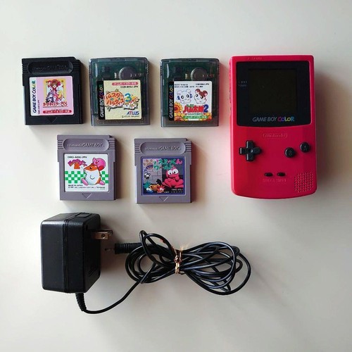 Console game boy color - boy, rosa