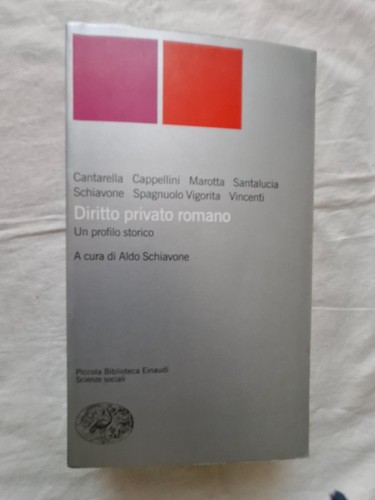 Diritto privato romano einaudi - diritto,