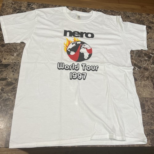 Maglietta vintage nero burning - vintage,