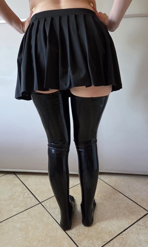 Latex stockings - latex,