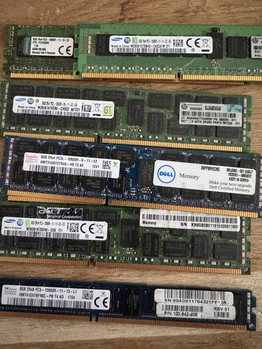 Lot barrettes ram ddr3 ecc - lot,