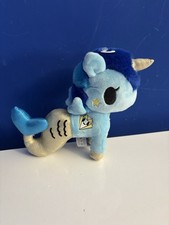 TOKIDOKI MERMICORNO AZZURRO E ARGENTO UNICORNO + SIRENA PELUCHE PLUSH