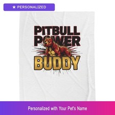 Coperta personalizzata Pitbull