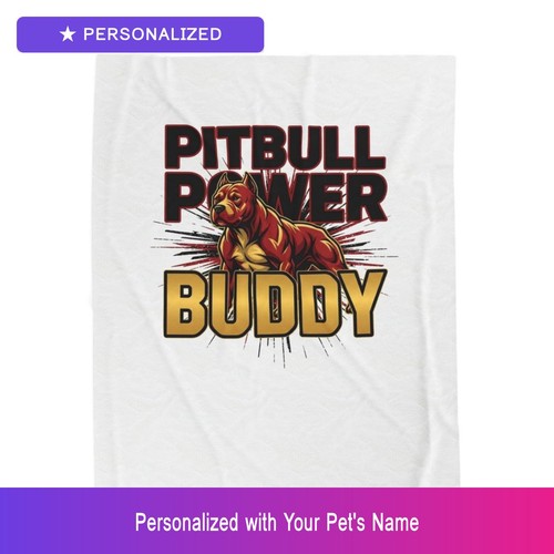 Coperta personalizzata pitbull - coperta,