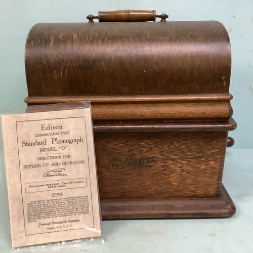 Fonografo standard cilindro - a,