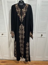 Black Brown Galabeya Abaya