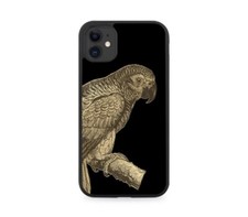 Statua pappagallo bronzo