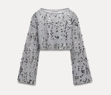 Blusa donna Zara crop top