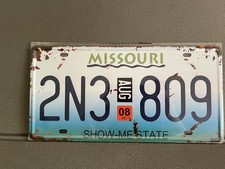 Targa metallica auto americana