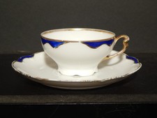 ANTICA ART DECO' TAZZINA CAFFE' PORCELLANA J R BAVARIA MODELLO CHARLOTTE difetto