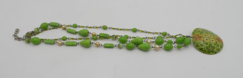 Collana perle resina - collana, in
