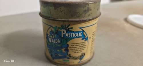 Scatola latta pastiglie valda - latta,