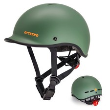 Caschi Bici per Adulti, Retrò Caschi Adattabili con Bici Leggera e Leggera...