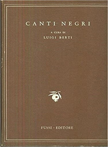 Canti negri - ,