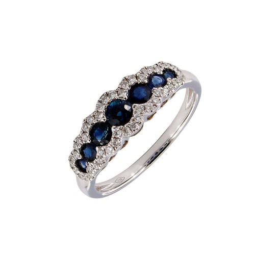 Anello veretta donna zaffiri - donna,