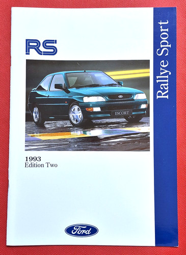 Brochure vendita ford 1993 - rs,
