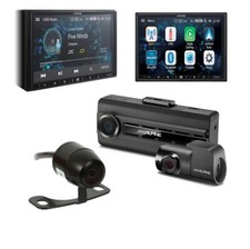 Alpine ILX-W670 7" ricevitore multimediale telecamera bullet DVR-C310R dash camera