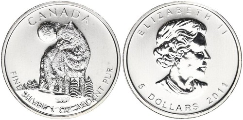 Canada dollari argento 2011 - dollari,