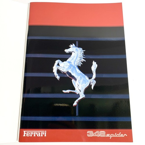 Ferrari 348 spider brochure - ferrari,