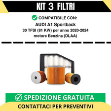 Kit 3 Filtri Tagliando per