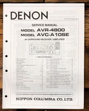 Denon AVR-4800 AVC-A10SE